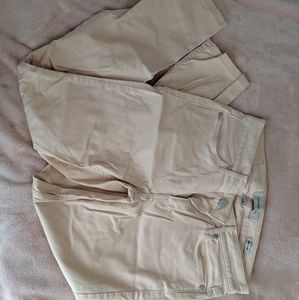 Calvin Klein beige ankle pants